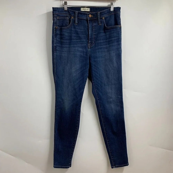 Madewell Denim - Madewell Women's 10" High RIse Skinny Cotton Stretch Denim Jeans SIze 31